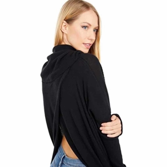 Free People Juicy Long Sleeve Top in Black - Picture 7 of 9